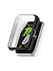 Κάλυψη Silikonhülle in Schwarz Farbe für Samsung Galaxy Fit 3