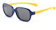 Techsuit Oversized Παιδικά Γυαλιά Ηλίου με Polarized Φακό Μπλε