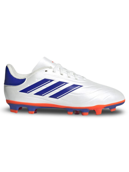 Adidas Pure 2 Kids Molded Soccer Shoes White