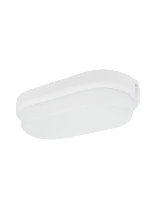 Spot Light Φωτιστικό Τοίχου με Ενσωματωμένο LED και Φυσικό Λευκό Φως σε Λευκό Χρώμα
