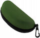 Brillentasche Halbhart mit Reißverschluss Grüne