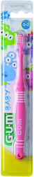 GUM Baby-Zahnbürste Für 0m+ Rosa - Weiß