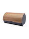 Brunbeste Bread Box made of Bamboo Black 38x27cm