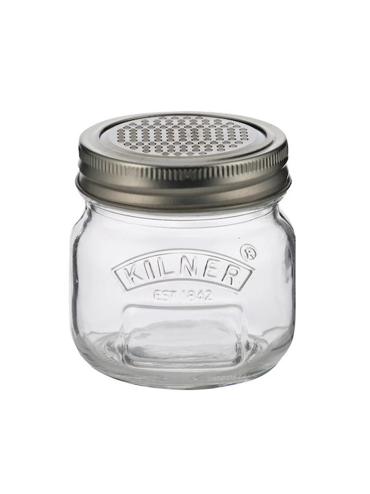 KIlner Βάζο Γενικής Χρήσης με Αεροστεγές Καπάκι από Ανοξείδωτο Ατσάλι Διάφανο 250ml 1τμχ