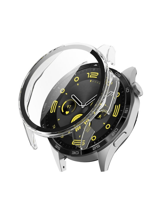 Plastikhülle mit Glas in Transparent Farbe für Honor Watch 4 Pro
