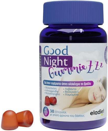 Eladiet Good Night Melatonin Συμπλήρωμα για τον Ύπνο 30 ζελεδάκια