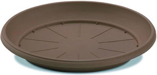 Atmosphera Spicy Brown Πιάτο Γλάστρας Πλαστικό Spicy Brown 32x32εκ. 10.04.0244SB