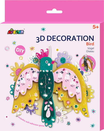 Jucărie educativă pentru copii Avenir Decorare 3D-pasăre
