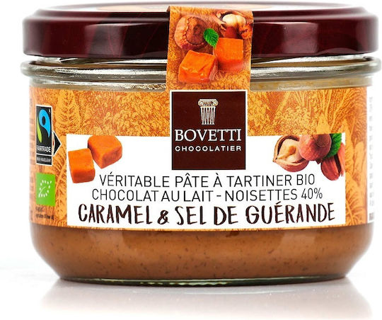 Bio-Milchschokoladen-Karamell-Aufstrich Bovetti 350gr