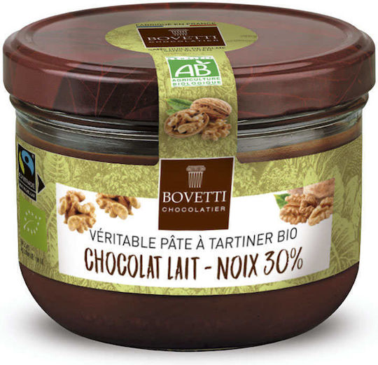 Bio-Milchschokoladen-Haselnusscreme Bovetti 200gr