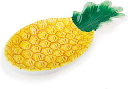 Excelsa Ceramic Decorative Platter Yellow 27x12x3cm
