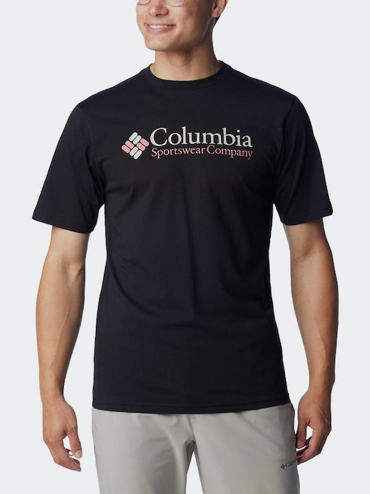 Columbia Csc Basic Мъжка Блуза с Къс Ръкав BLACK