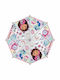 Gabby's Dollhouse Kinder Regenschirm Gebogener Handgriff Rosa mit Durchmesser 45cm.