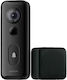 Xiaomi Smart Doorbell 3S Wireless Door Bell Wi-Fi Compatible with Alexa and Google Home Black