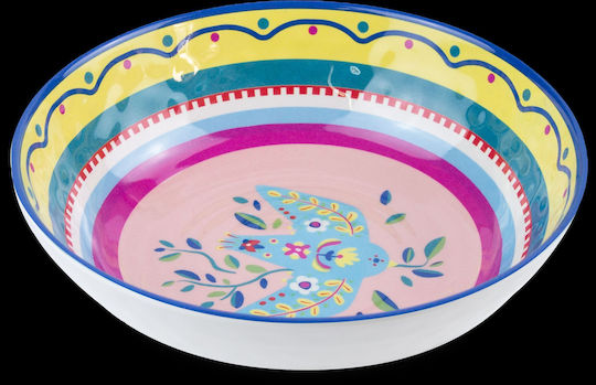 Baci Milano Plate Shallow Multicolour with Diameter 23cm 1pcs