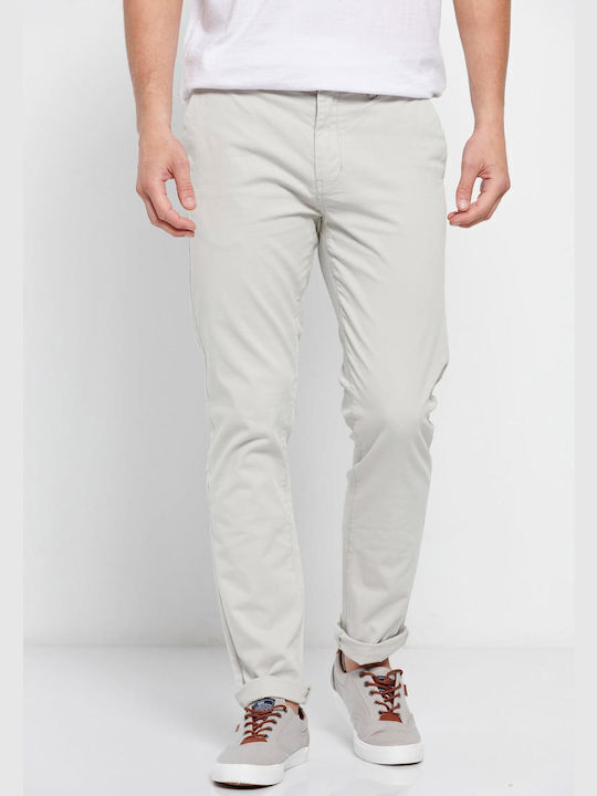 Funky Buddha Trousers Chino in Regular Fit Ice