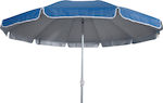 Solart Klappbar Strandsonnenschirm mit UV Schutz und Belüftung Blau