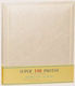 Photo Album for 100 Photos Dimensions 15x21cm Beige made of Artificial Leather 27x33cm