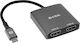 S-Link Converter USB-C / HDMI female to USB-C / HDMI female 1pcs 39873/SWV-USBC026