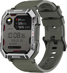 BlackView W60 Smartwatch με Παλμογράφο (Χακί)