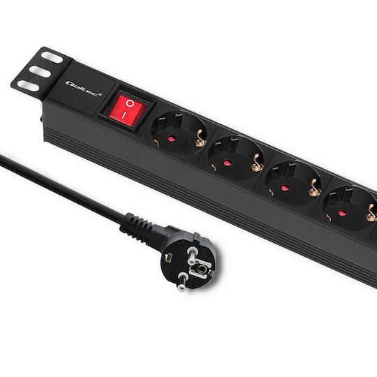 Power Strip for 1U RACK Πολύπριζο Rack 54469 1τμχ