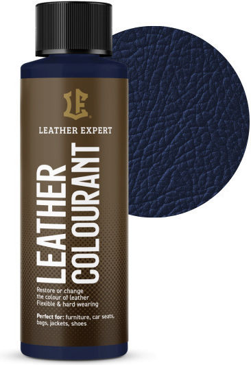 Leder-Experte Farbstoff Dunkelblau Färbemittel Natürliches Leder Synthetisches Leder 50 ml Le-06-50c704