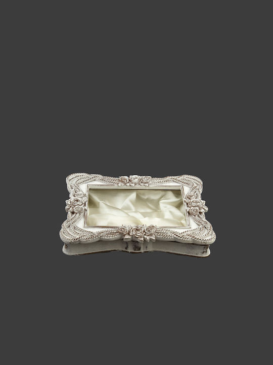 La Vista Tabletop Wedding Crown Case White