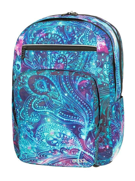 Polo Σακιδιο School Bag Backpack Junior High-High School in Blue color 30lt 2024