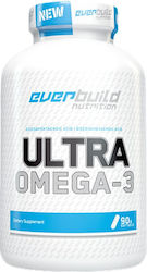 Everbuild Nutriton Ultra Omega-3 Рибено масло и масло от черен дроб на треска 90 софтджел Everbuild Nutriton Ultra Omega-3 Рибено масло и масло от черен дроб на треска 90 софтджел