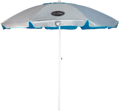 Campo ASCOT 220 Formă în U Umbrelă de Plajă cu Diametru de 1.75m cu Protecție UV Albastră