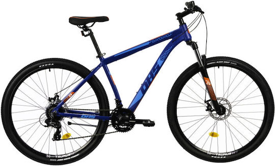 29" 2023 Blue Mountain Bike with 24 Speeds and Mechanical Disc Brakes