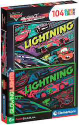 Disney Cars Glowing Puzzle 104pcs