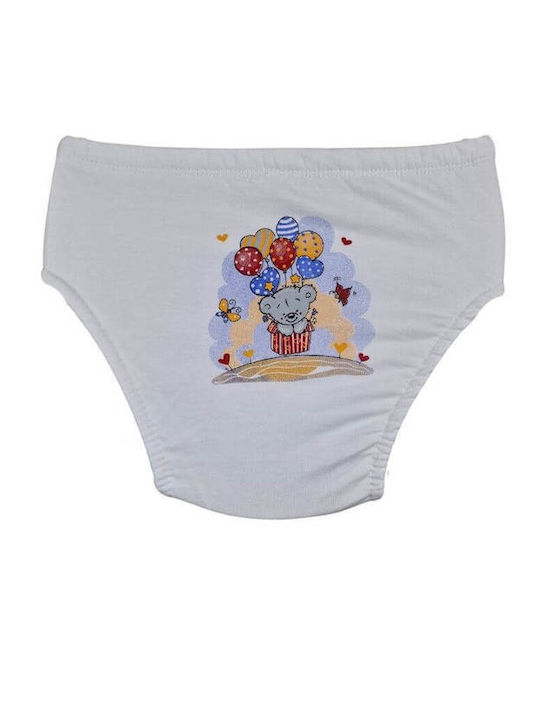 Poopes Kids Brief White 1pcs