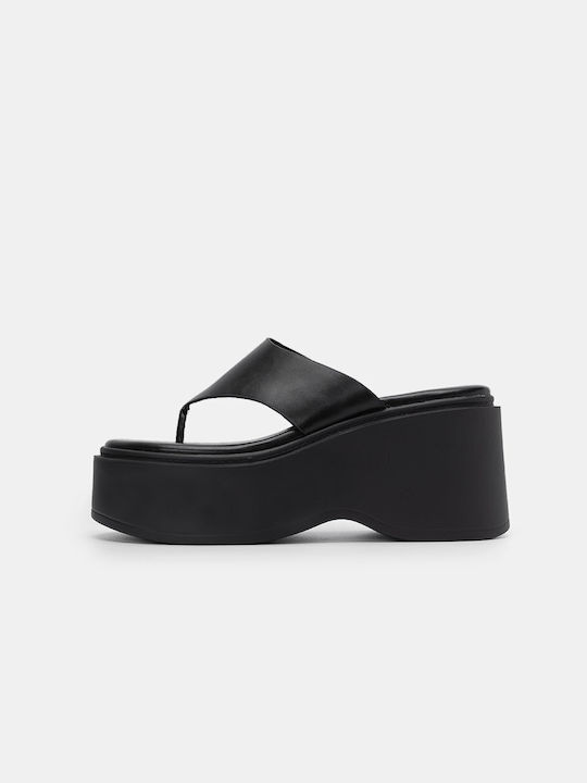 Kalliope Women's Platform Wedge Sandals Black