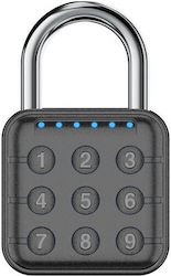 Artion Systems Padlock Brass Bluetooth Black 1pcs