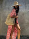 Chicret Damen Kimono Strand Rot
