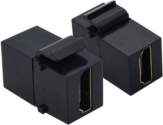 Keystone Hdmi Μαυρο 25.99.8208-20