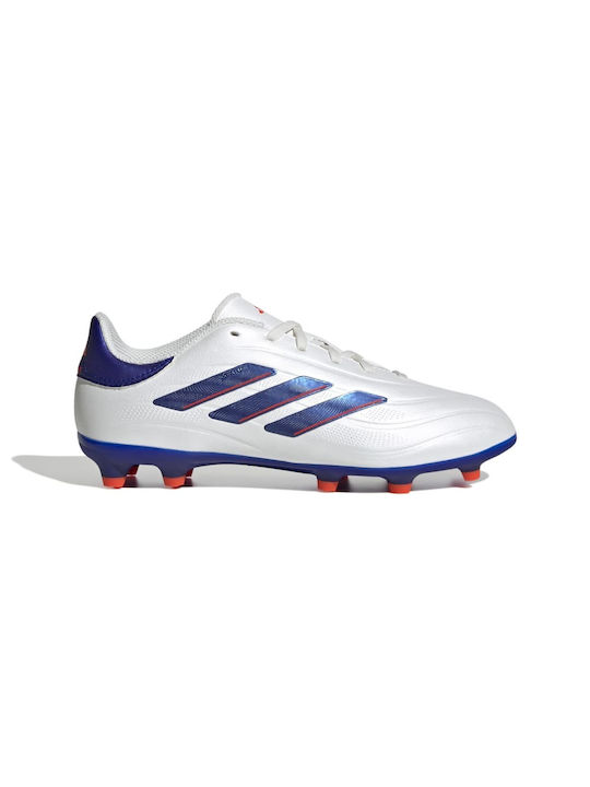 Adidas FG Low Football Shoes with Cleats White