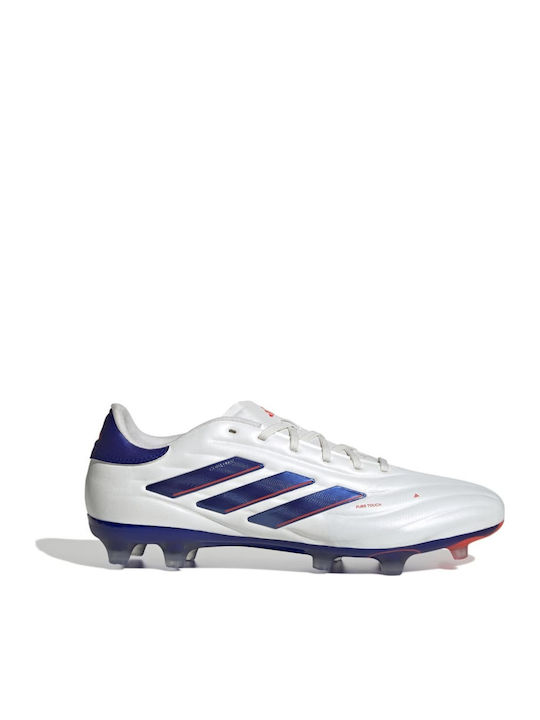 adidas Copa Pure.2 Pro Ποδοσφαιρικά Παπούτσια με Τάπες FG Λευκά