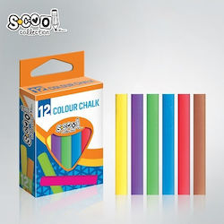 S-Cool Chalk 12pcs Multicolour