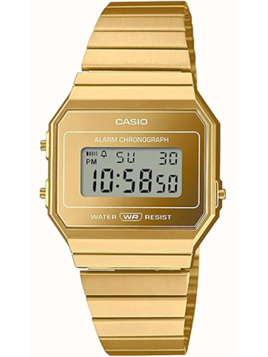 Casio Casio Vintage Мъжки Часовник На Батерия С Метална Гривна