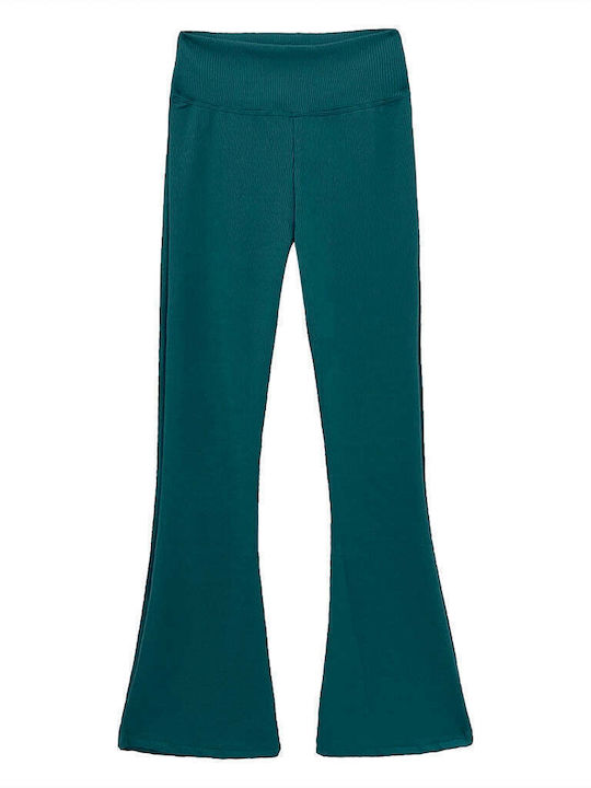 Ustyle Women's Leggings High Waist Green