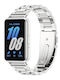 Metallic-Armband Silber