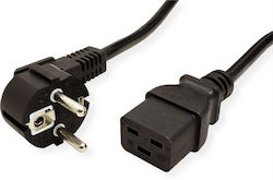 Value Power Cable Cee 7/7 Male To C19 2.0m Black 19.99.1552-20