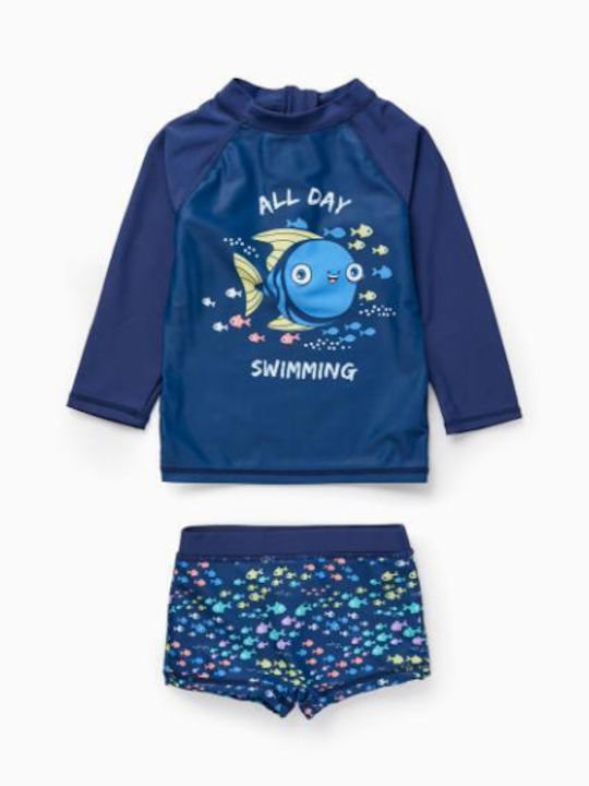 HappyNest Kids Swimwear Swimwear Set Blue