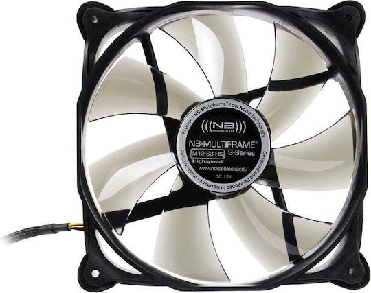 Noiseblocker M12-3 Case Fans 120mm 1800rpm 73.03cfm Without LEDs Connection 3-Pin