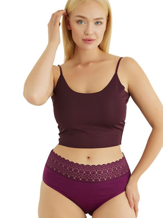 Sexen Femeie Slip Violet