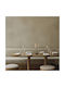Sonora Metal Table Lamp LED with Brown Shade and Black Base