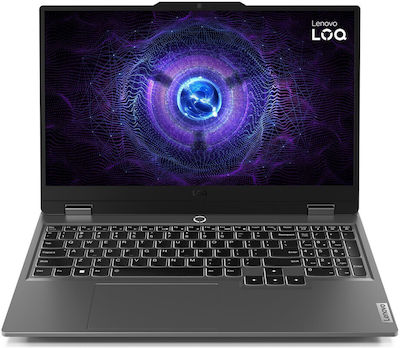 Lenovo LOQ 15IAX9 15.6" IPS FHD 144Hz (Kern i5-12450HX/16GB/512GB SSD/GeForce RTX 2050/Kein Betriebssystem) Luna Grey (International English Tastatur)