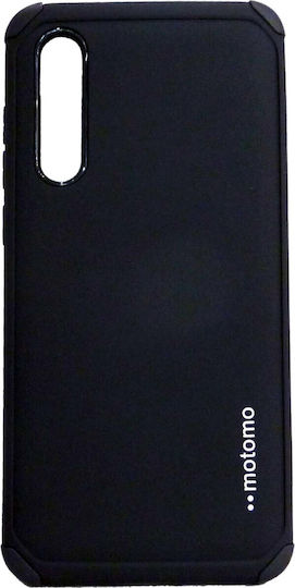 Motomo Umschlag Rückseite Kunststoff / Silikon Schwarz (Xiaomi Mi 9)